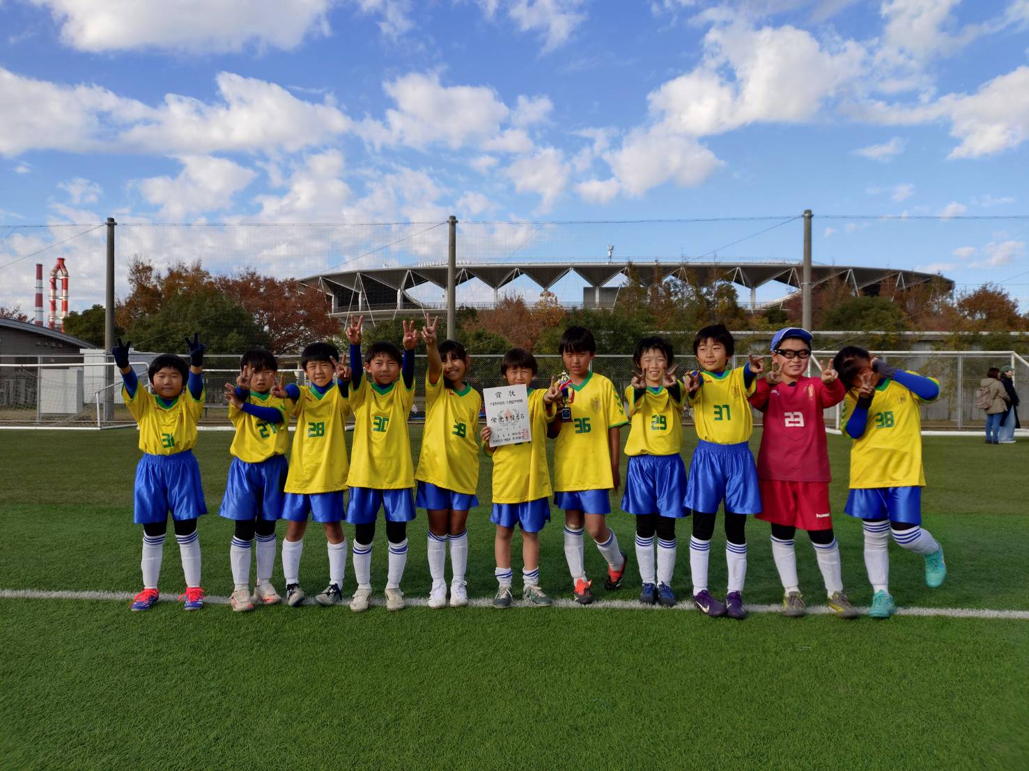 U9 準優勝 公式大会 千葉市少年サッカー連盟中央大会_251121